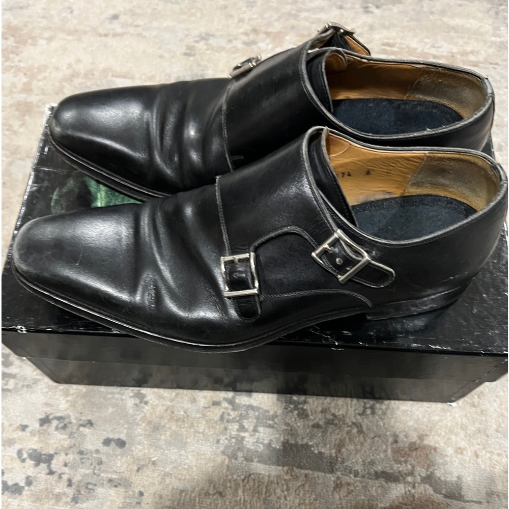 Magnanni Monk Strap Loafer Size 8 - image 1